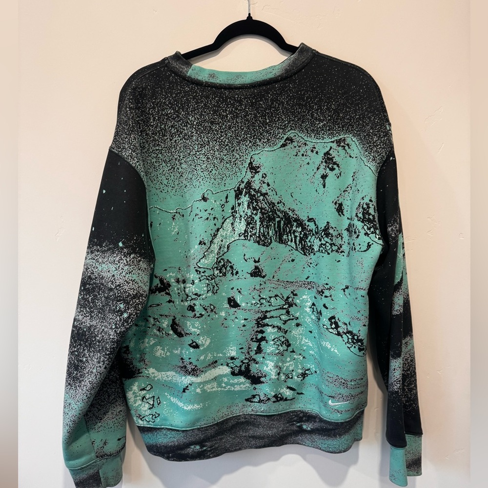 ACG NIKE Green and Black Graphic Men's Sweater MEDIUM - Picture 8 of 10